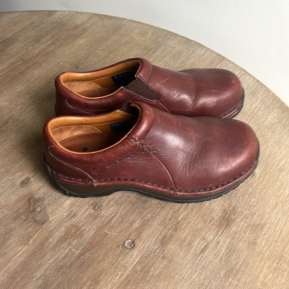 Red Wing Shoes Brown Leather Slip On Work Safety Shoes Women's Size 6.5 - Picture 10 of 14